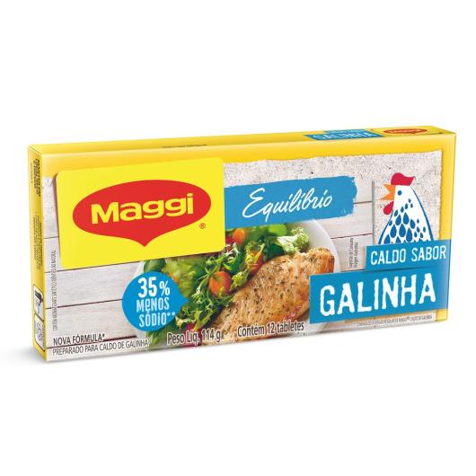 Caldo MAGGI Galinha Equilibrium Tablete 114g - Imagem em destaque