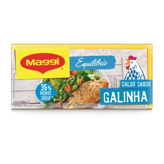 Caldo MAGGI Galinha Equilibrium Tablete 114g - Imagem em destaque