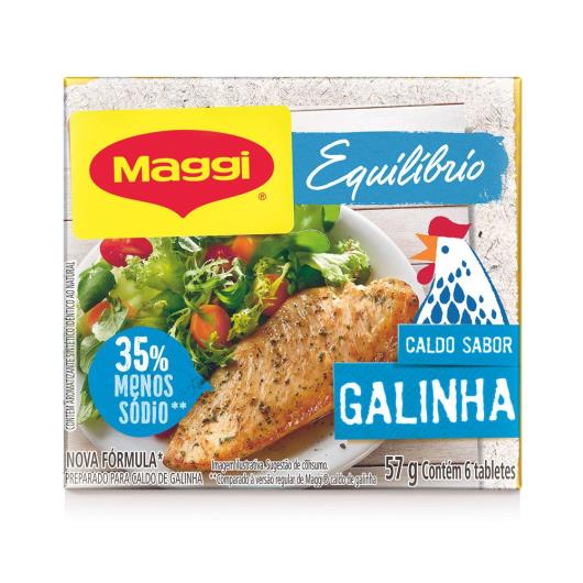 Caldo MAGGI Equilibrium Galinha Tablete 57g - Imagem em destaque