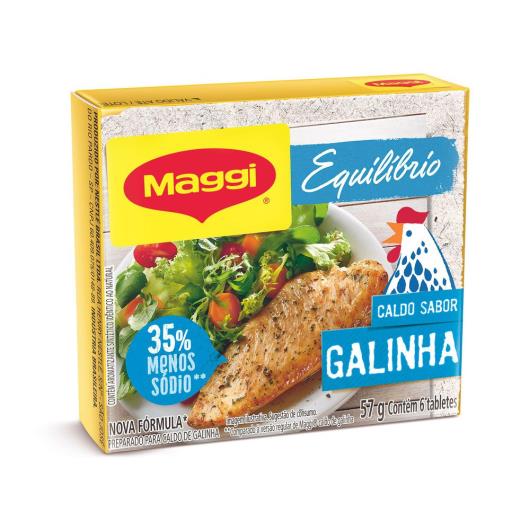 Caldo MAGGI Equilibrium Galinha Tablete 57g - Imagem em destaque