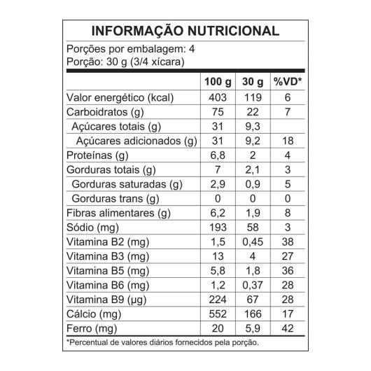 Cereal Matinal CRUNCH 120g - Imagem em destaque