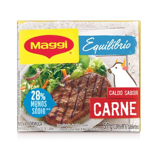 Caldo MAGGI Equilibrium Carne Tablete 57g - Imagem em destaque