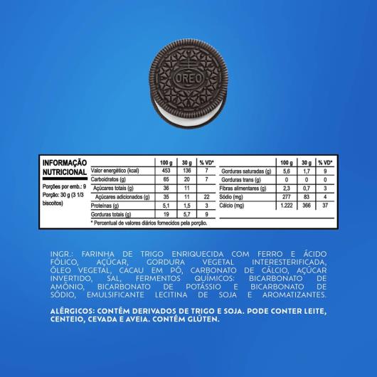 Biscoito Recheado Oreo Original Embalagem Econômica Multipack 270g - Imagem em destaque