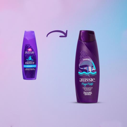 Shampoo Mega Moist Aussie 180ml - Imagem em destaque