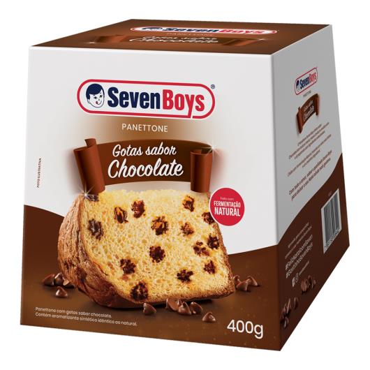 Panettone com Gotas de Chocolate Seven Boys Caixa 400g - Imagem em destaque