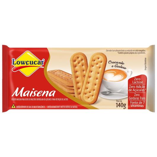 Biscoito zero açúcar maisena Louçwcar 140g - Imagem em destaque