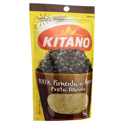 Pimenta-do-Reino Preta Moída Kitano Pacote 50g - Imagem em destaque