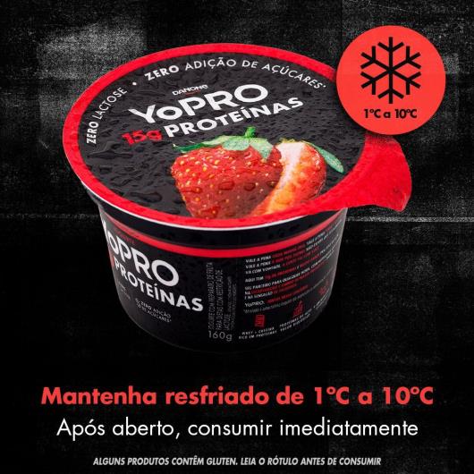 Iogurte YoPRO Morango 15g de proteínas 160g - Imagem em destaque