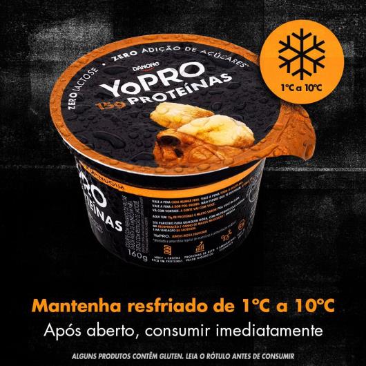 Iogurte YoPRO Banana com Pasta de Amendoim 15g de proteínas 160g - Imagem em destaque