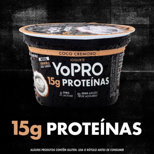 Iogurte YoPRO Coco Cremoso 15g de proteínas 160g - Imagem em destaque