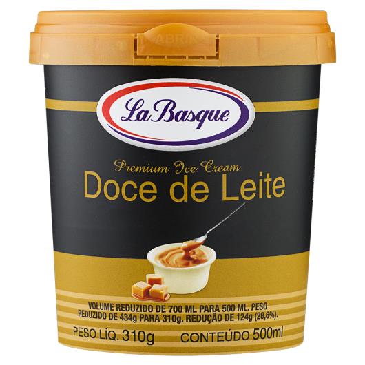 Sorvete Doce de Leite La Basque Premium Ice Cream Pote 500ml - Imagem em destaque