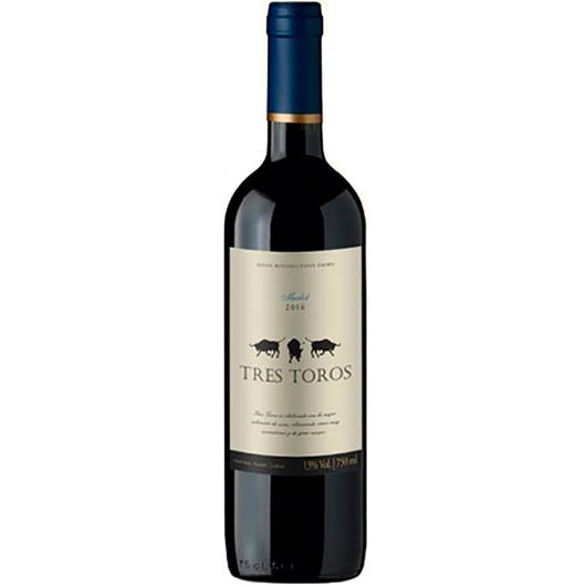 Vinho Chileno Tres Toros Merlot Tinto 750ml - Imagem em destaque