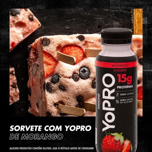 Iogurte Líquido YoPRO Morango 15g de proteínas 250g - Imagem em destaque