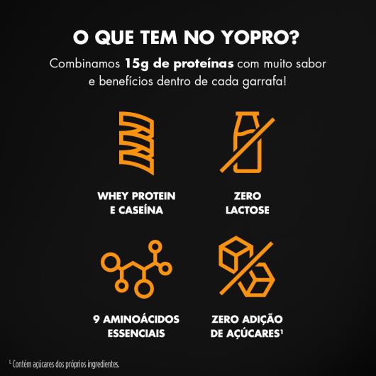 Iogurte Líquido YoPRO Doce de Leite 15g de proteínas 250g - Imagem em destaque