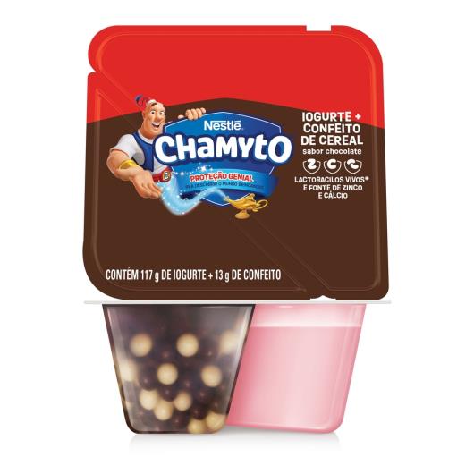 Iogurte Nestlé Chamyto® Morango com Cereais de Chocolate 130G - Imagem em destaque