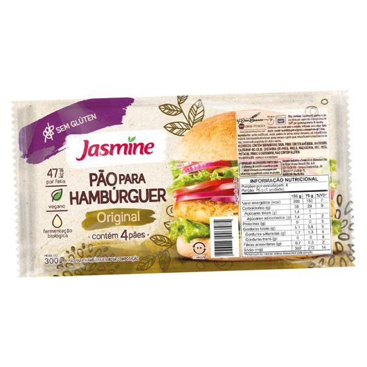 Pão para Hambúrguer Original sem Glúten Jasmine 300g - Imagem em destaque