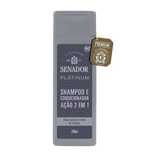 Shampoo e Condicionador Senador Platinum 200ml - Imagem em destaque