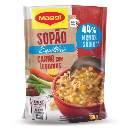 Sopão MAGGI Equilibrium Carne com Legumes 150g - Imagem em destaque