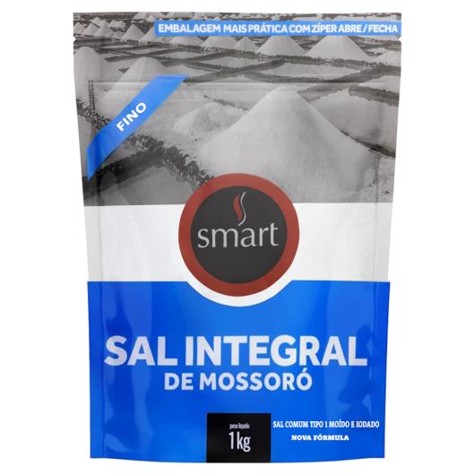 Sal Marinho Fino Integral Mossoró Smart Pouch 1kg - Imagem em destaque