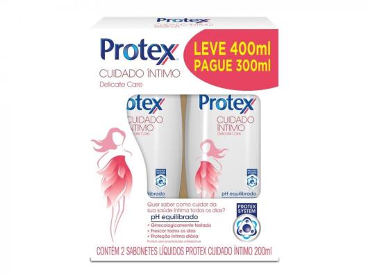 Protex Cuidado Íntimo Delicate Care Sabonete Íntimo Líquido 200ml Promo 2un - Imagem em destaque