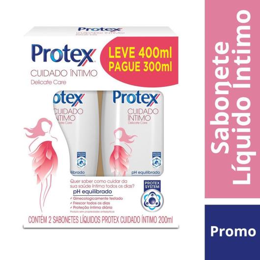 Protex Cuidado Íntimo Delicate Care Sabonete Íntimo Líquido 200ml Promo 2un - Imagem em destaque