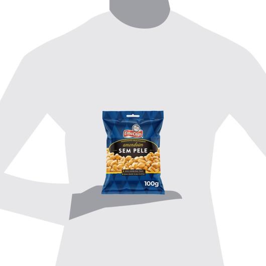 Amendoim Frito E Salgado Sem Pele Elma Chips Pacote 100G - Imagem em destaque