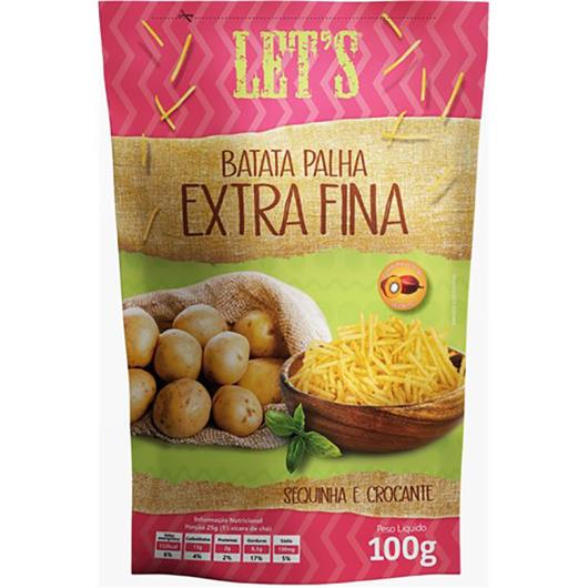 Batata palha extra fina Let's 100g - Imagem em destaque