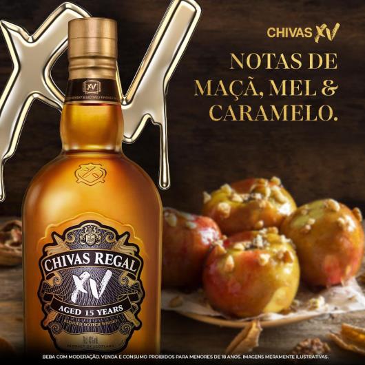 Whisky Chivas Regal XV 15 anos Escocês 750ml - Imagem em destaque