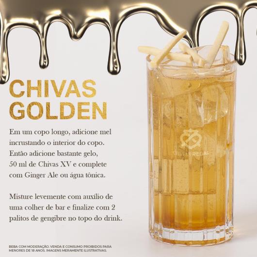 Whisky Chivas Regal XV 15 anos Escocês 750ml - Imagem em destaque