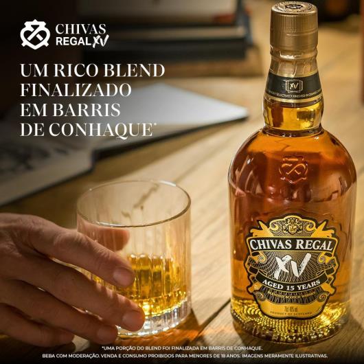 Whisky Chivas Regal XV 15 anos Escocês 750ml - Imagem em destaque