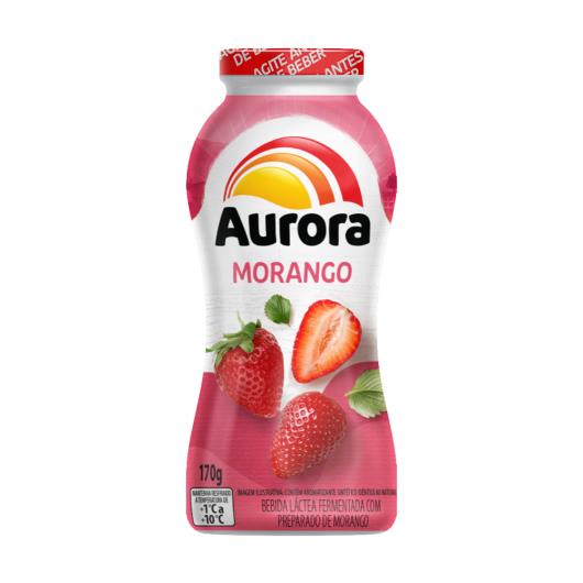 Bebida láctea sabor morango Aurora 170g - Imagem em destaque