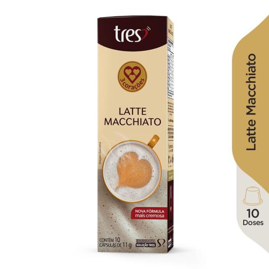 Capsula de Café com Leite Latte Macchiato 3 Corações 10 unid - Imagem em destaque