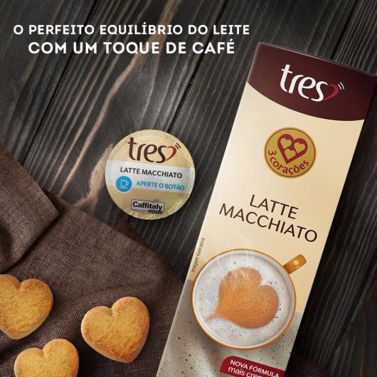 Capsula de Café com Leite Latte Macchiato 3 Corações 10 unid - Imagem em destaque