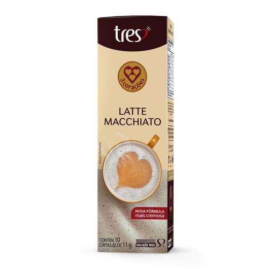 Capsula de Café com Leite Latte Macchiato 3 Corações 10 unid - Imagem em destaque