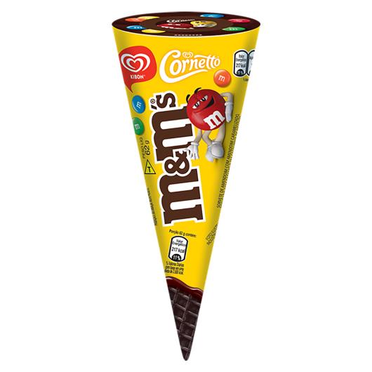 Sorvete M&M's Kibon Cornetto 62g - Imagem em destaque