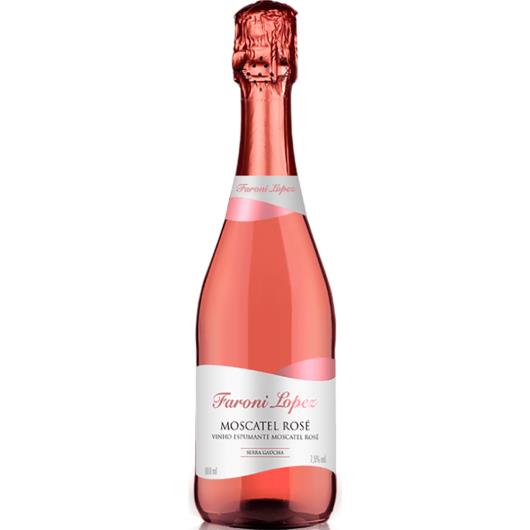 Vinho moscatel rosé Faroni Lopez 660ml - Imagem em destaque