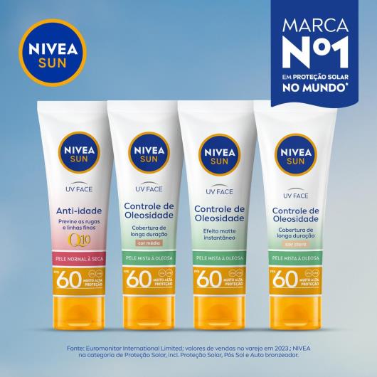 NIVEA SUN Protetor Solar UV Face Q10 Anti-Idade FPS 60 50ml - Imagem em destaque