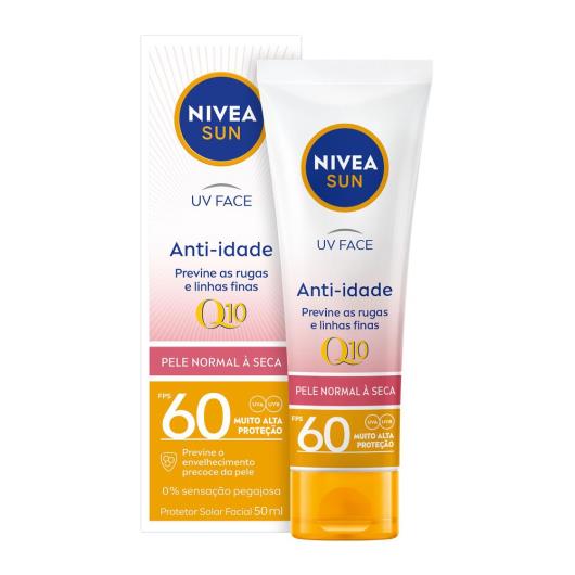 NIVEA SUN Protetor Solar UV Face Q10 Anti-Idade FPS 60 50ml - Imagem em destaque