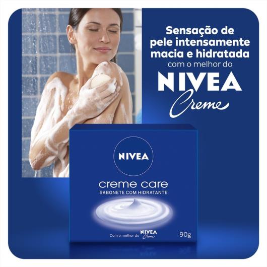 NIVEA Sabonete em Barra Creme Care Promo 6 uni 90g - Imagem em destaque