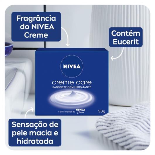 NIVEA Sabonete em Barra Creme Care Promo 6 uni 90g - Imagem em destaque