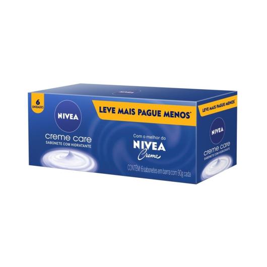 NIVEA Sabonete em Barra Creme Care Promo 6 uni 90g - Imagem em destaque