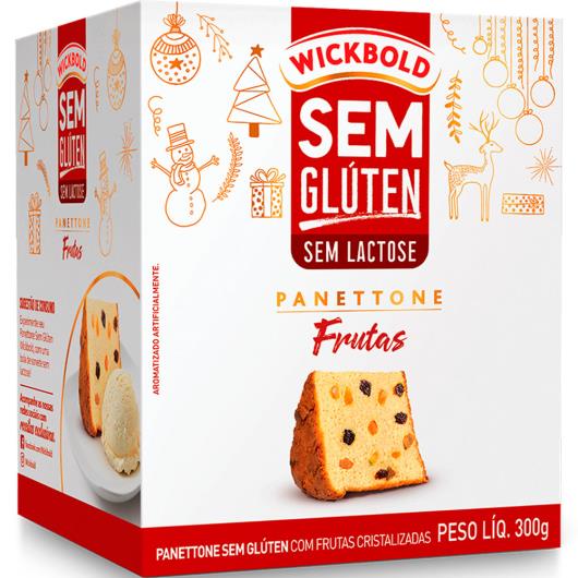 Panettone de frutas sem glúten Wickbold 300g - Imagem em destaque