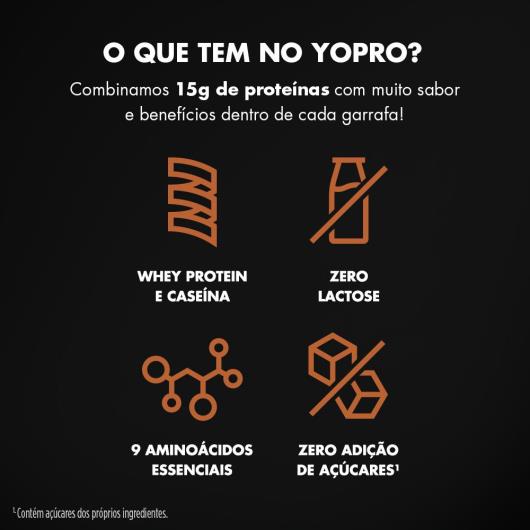 Iogurte Líquido YoPRO Café Expresso 15g de proteínas 250g - Imagem em destaque