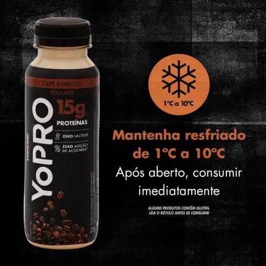 Iogurte Líquido YoPRO Café Expresso 15g de proteínas 250g - Imagem em destaque