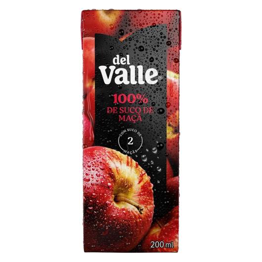 Suco Del Valle 100% Maçã TP 200ml - Imagem em destaque