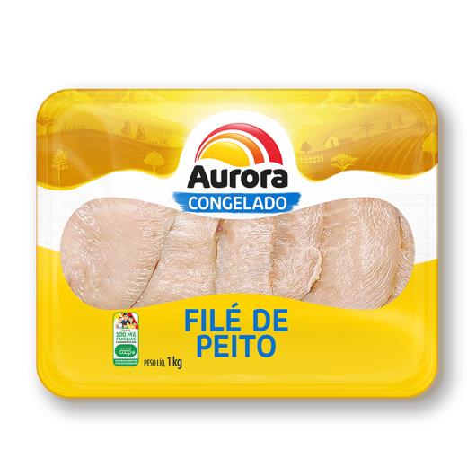 Filé de Peito de Frango Aurora Bandeja 1kg - Imagem em destaque