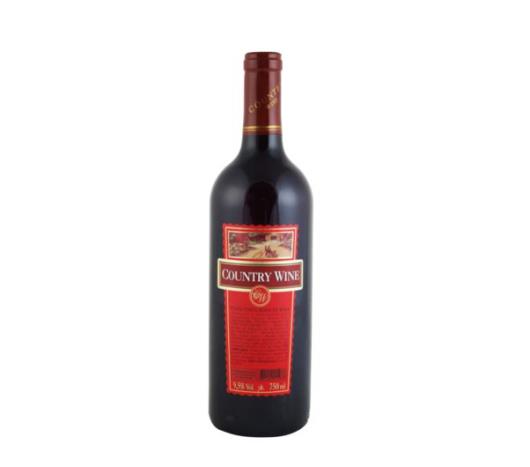 Vinho tinto suave Country Wine Aurora 750ml - Imagem em destaque