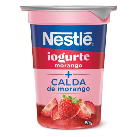 Iogurte Nestlé Bicamada com geléia e pedaços Morango 150g - Imagem em destaque