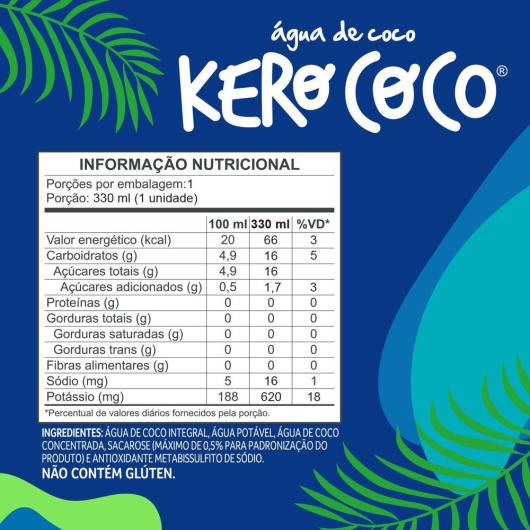 Água De Coco Kero Coco Caixa 330Ml - Imagem em destaque