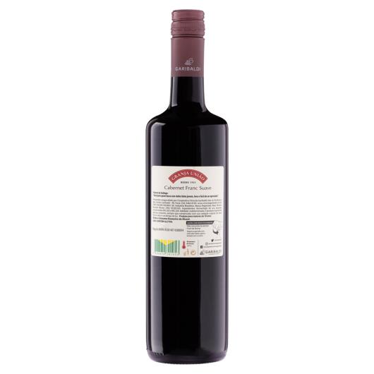 Vinho Nacional Tinto Suave Granja União Cabernet Franc Garrafa 750ml - Imagem em destaque